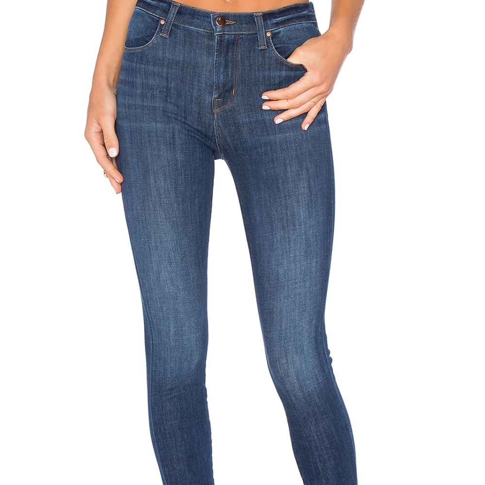 J Brand Alana High Rise Crop Thrill Size 25